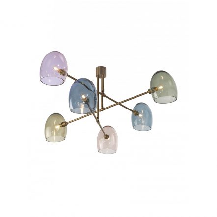 Andromeda Antique Brass (Glass Shades)