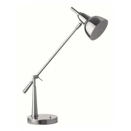 Jato Round Chrome Desk Lamp